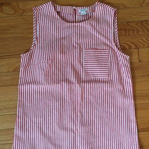 Barely worn linen striped tanktop